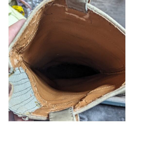 Lucky Brand Hibiscus Destressed Tall Riding Leather Boots  Size 6M - Picture 7 of 8